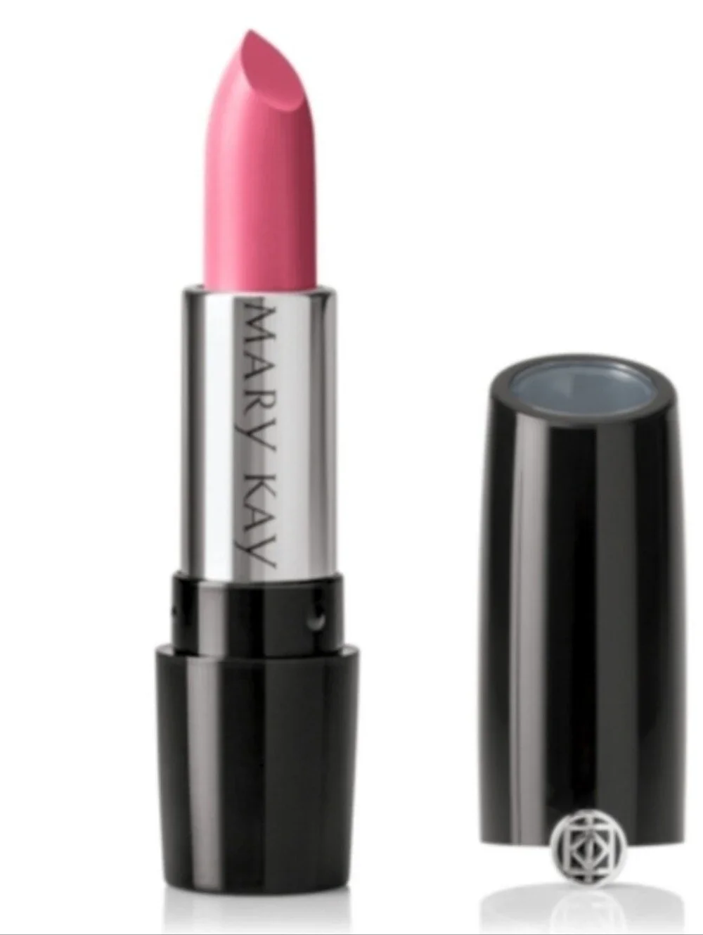 2 Mary Kay Pink  Lipsticks - Trademark Pink Gel Semi-Matte Lipstick New In Box
